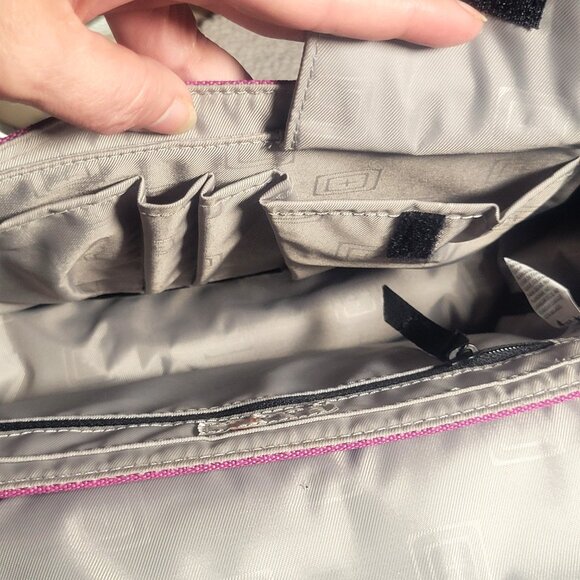 NWOT! VXI Charlotte Black/Pink Conceal & Carry Crossbody Utility Bag - Picture 11 of 15